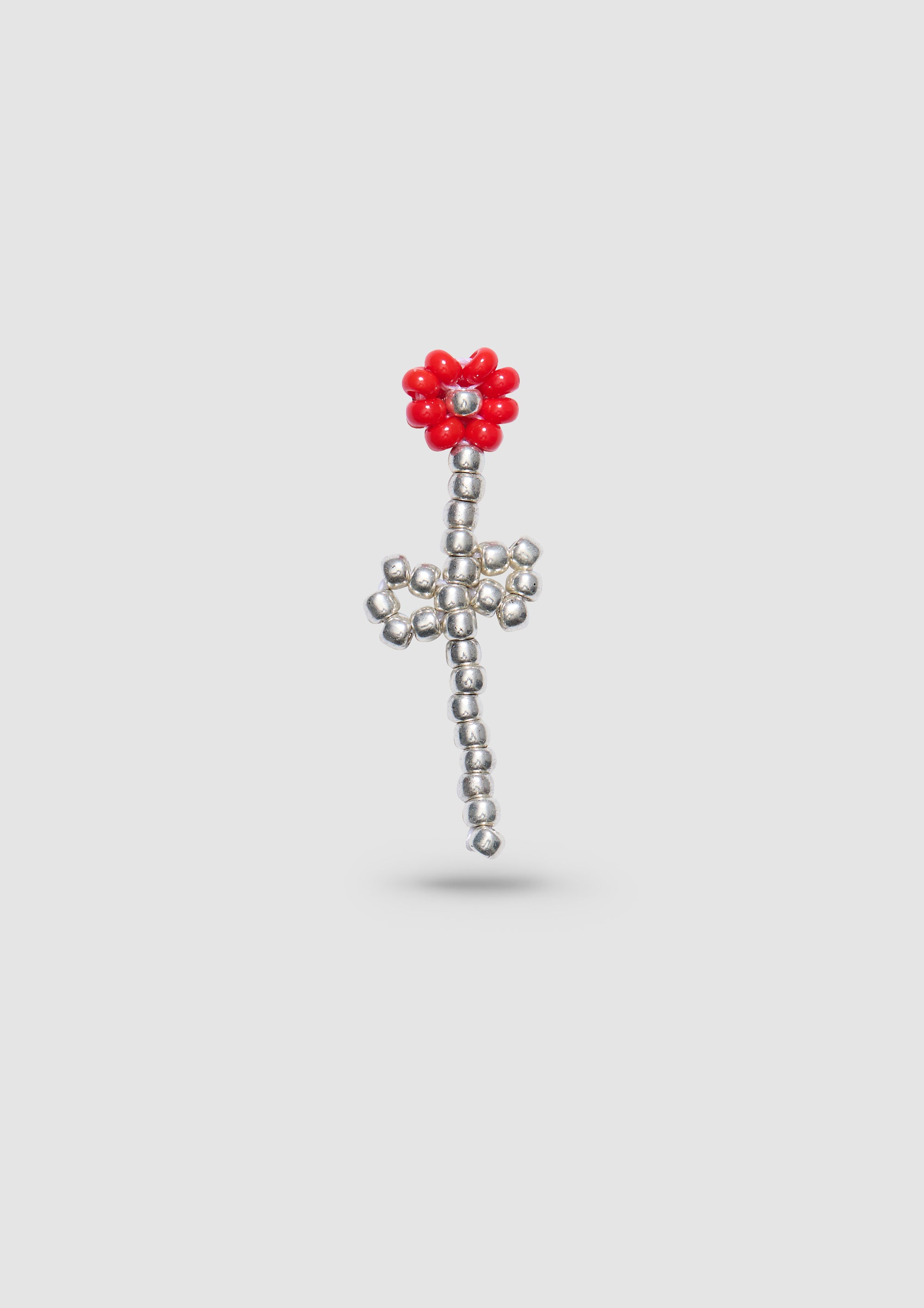 Red Bloom Ear Stick