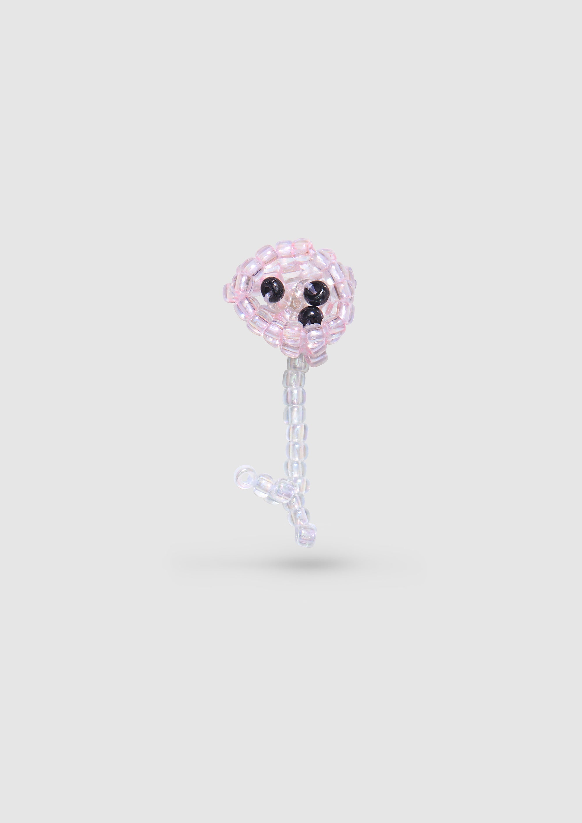 Mini Pink Poppy Ear Stick