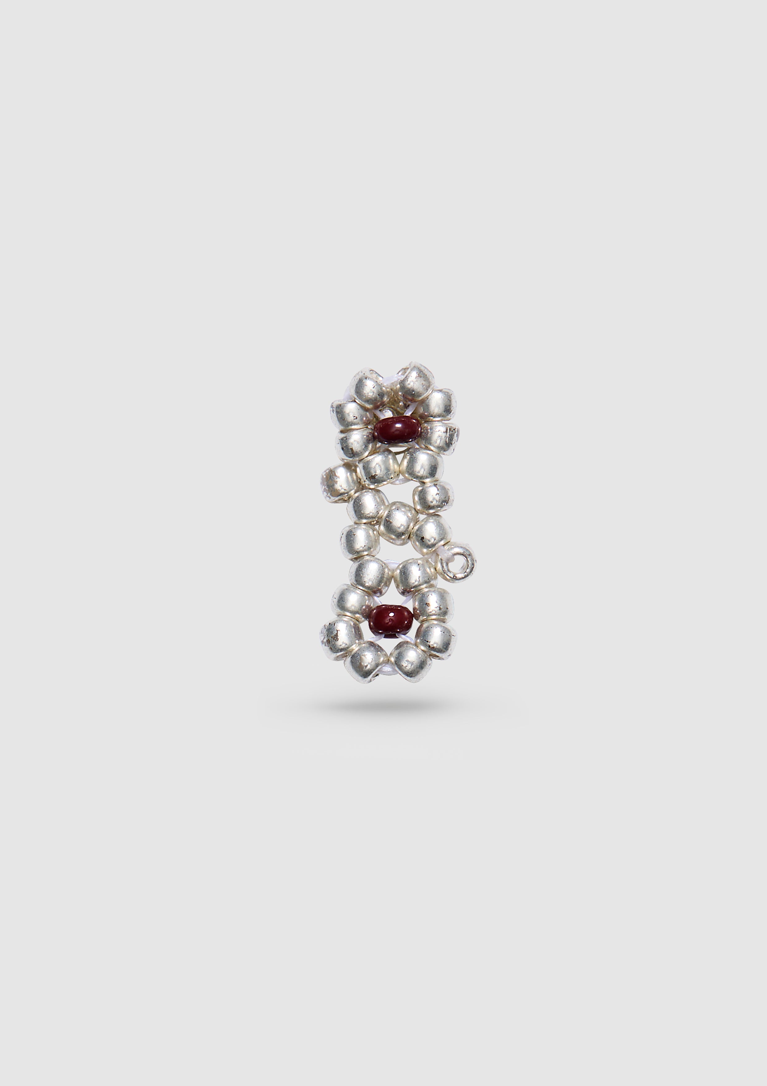 Silver Flower Dream Ear Stick