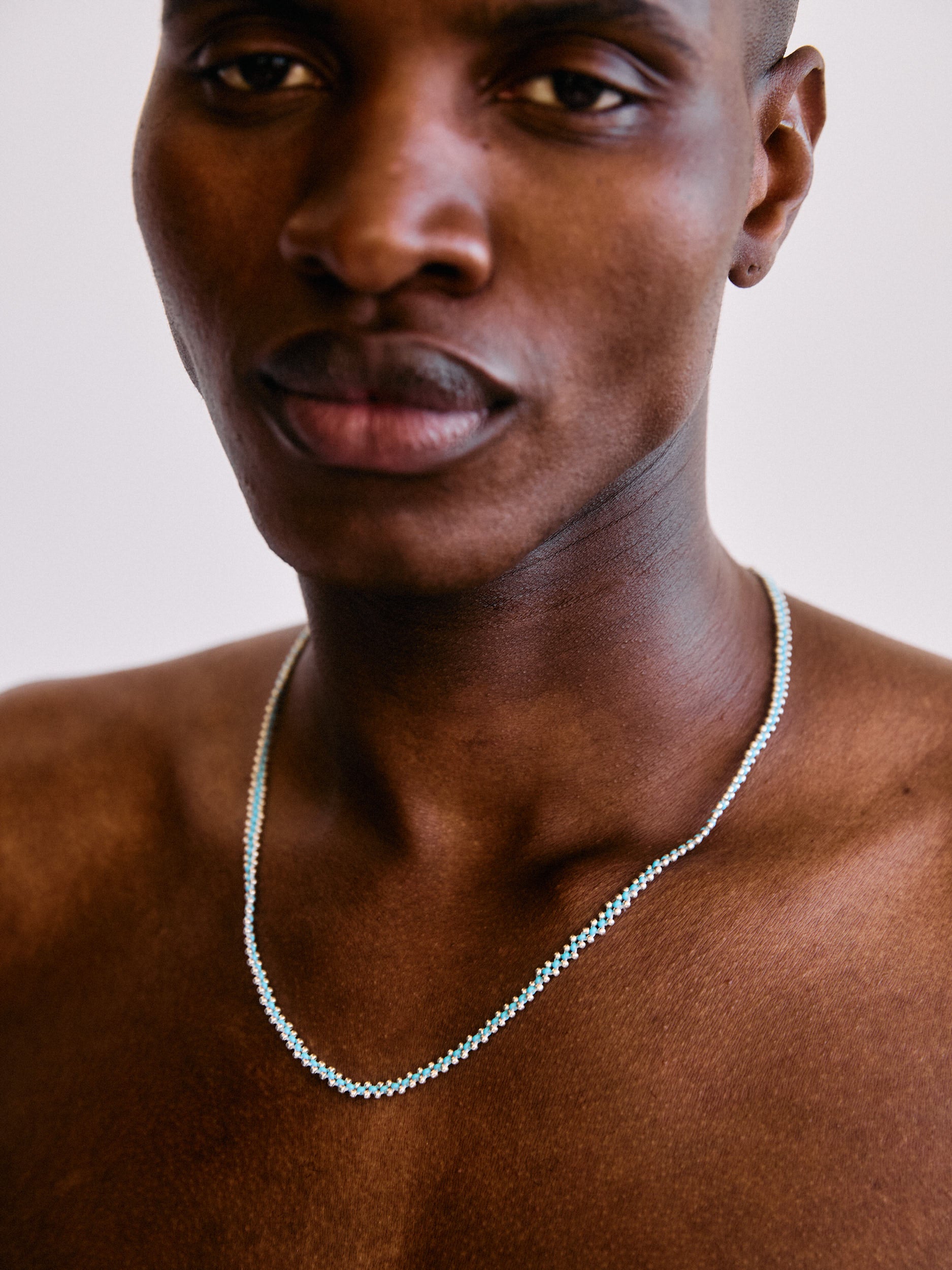 Blue Bead Necklace