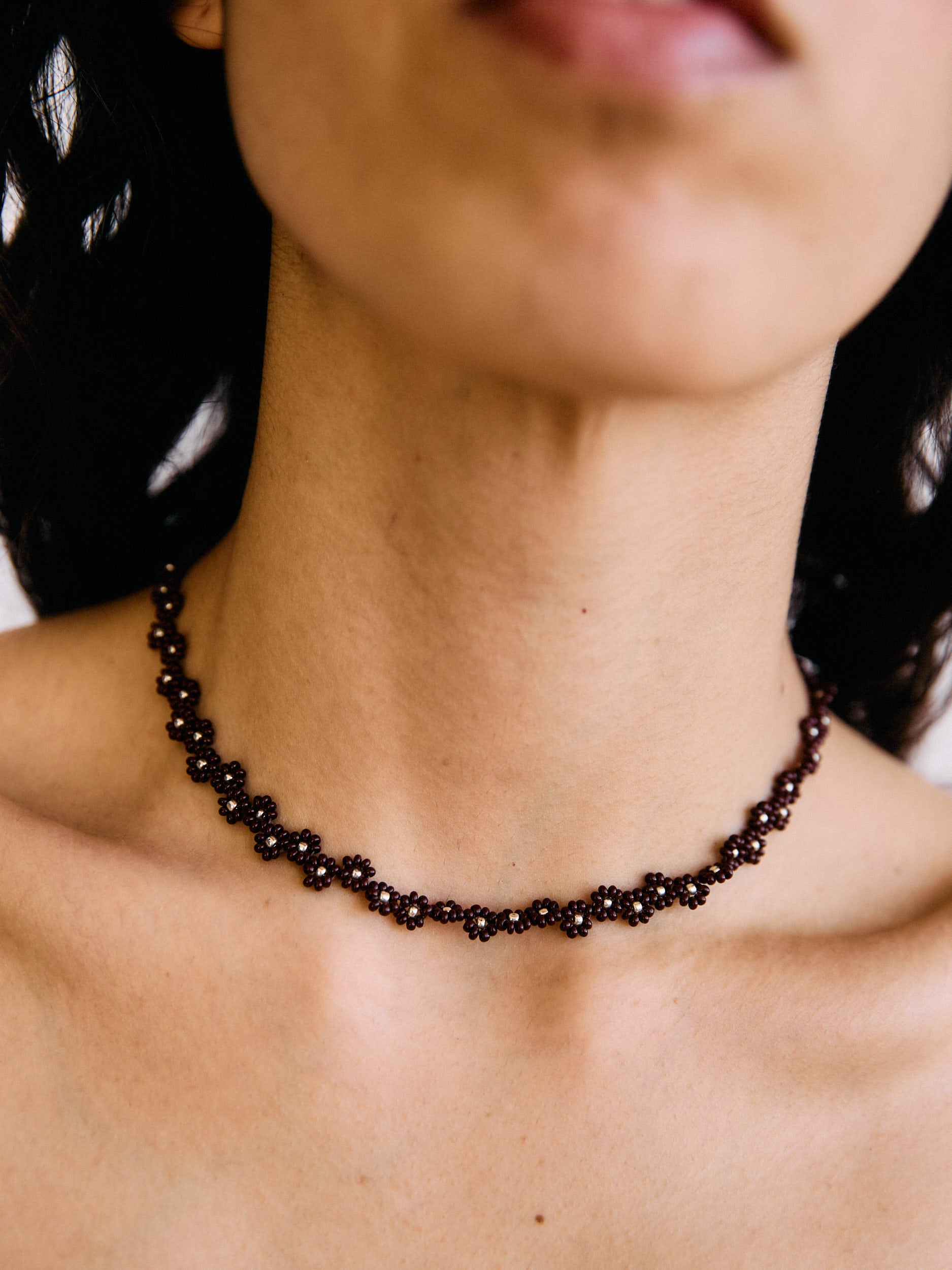 Brown Florecita Necklace