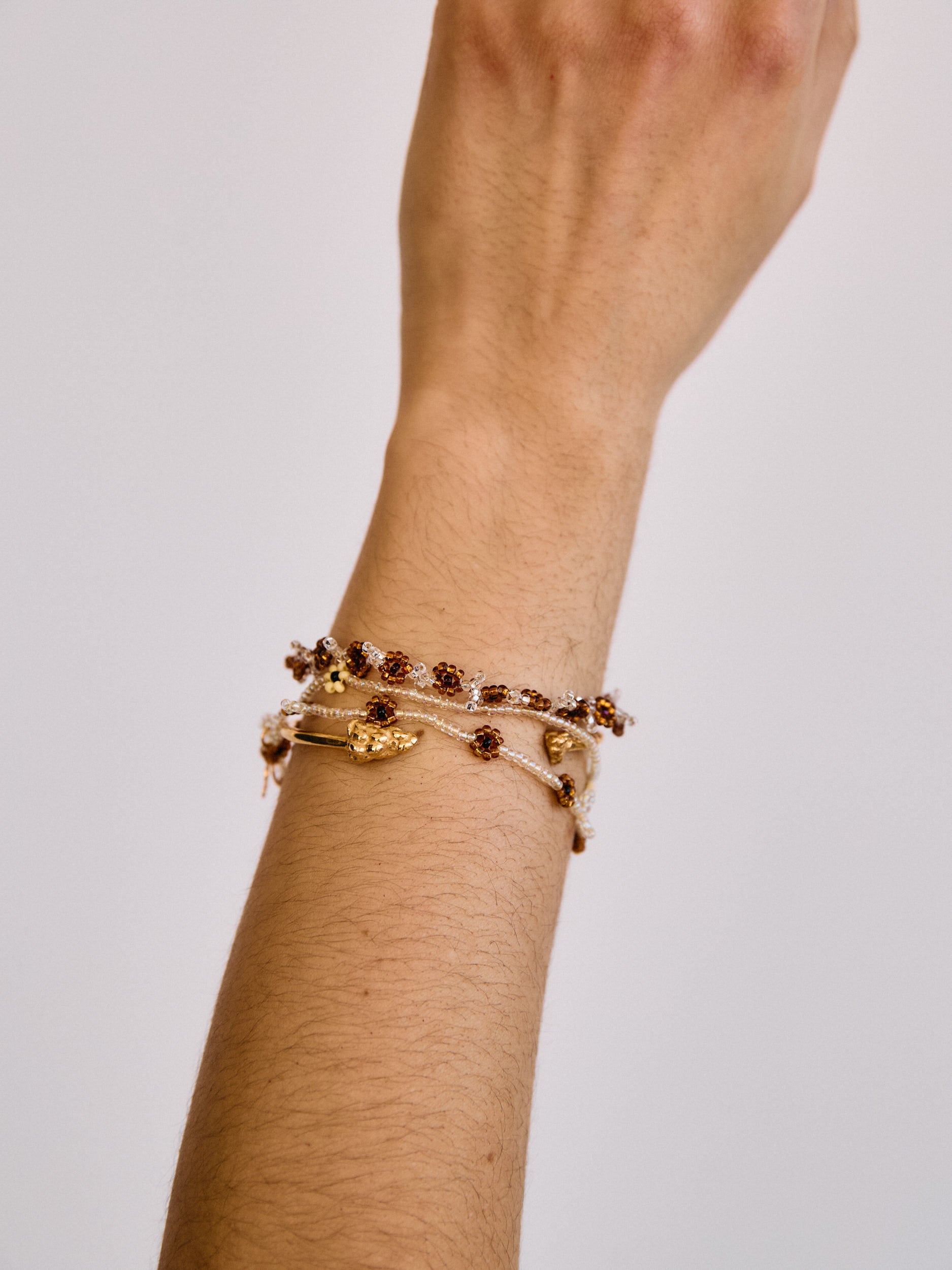 Brown Bloom Bracelet