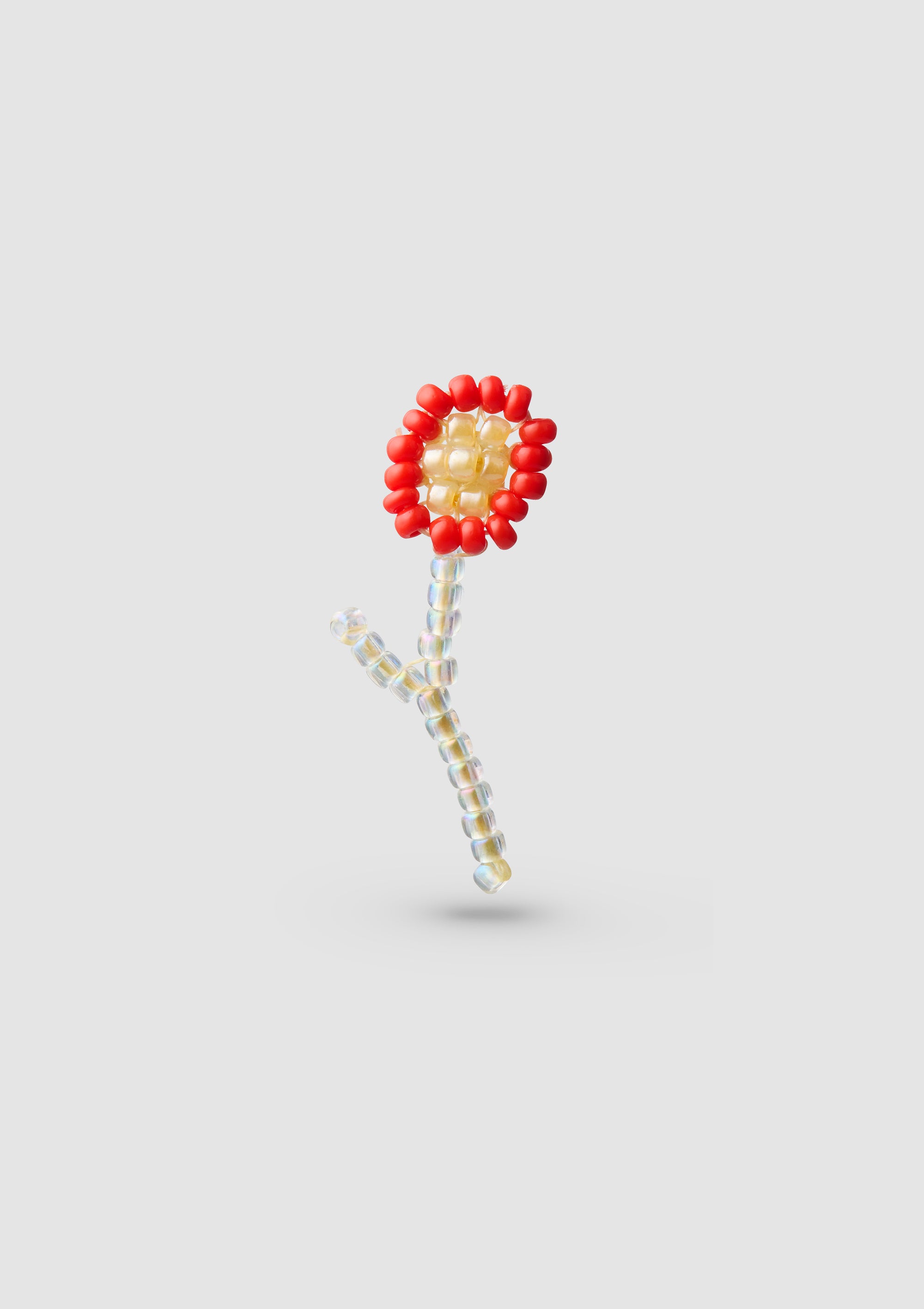 Red Flor Ear Stick
