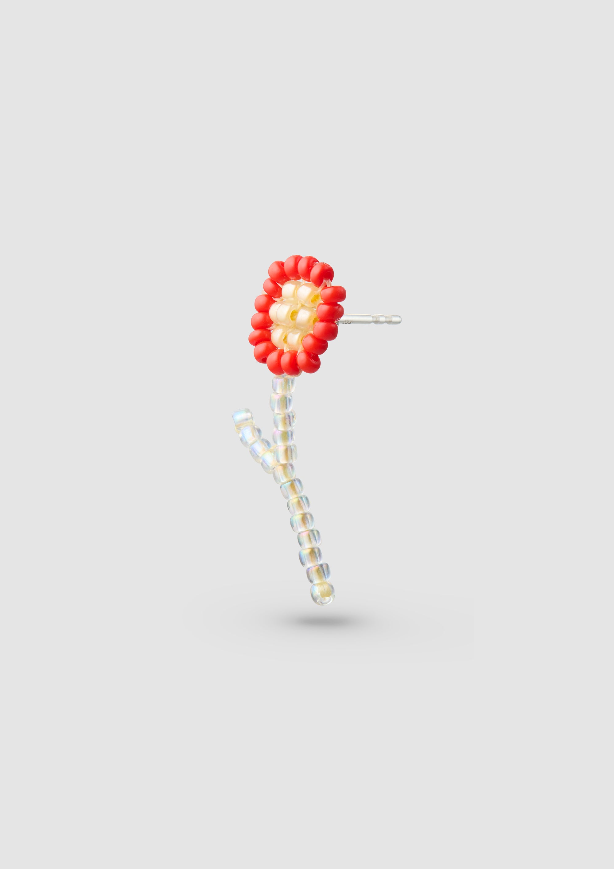 Red Flor Ear Stick