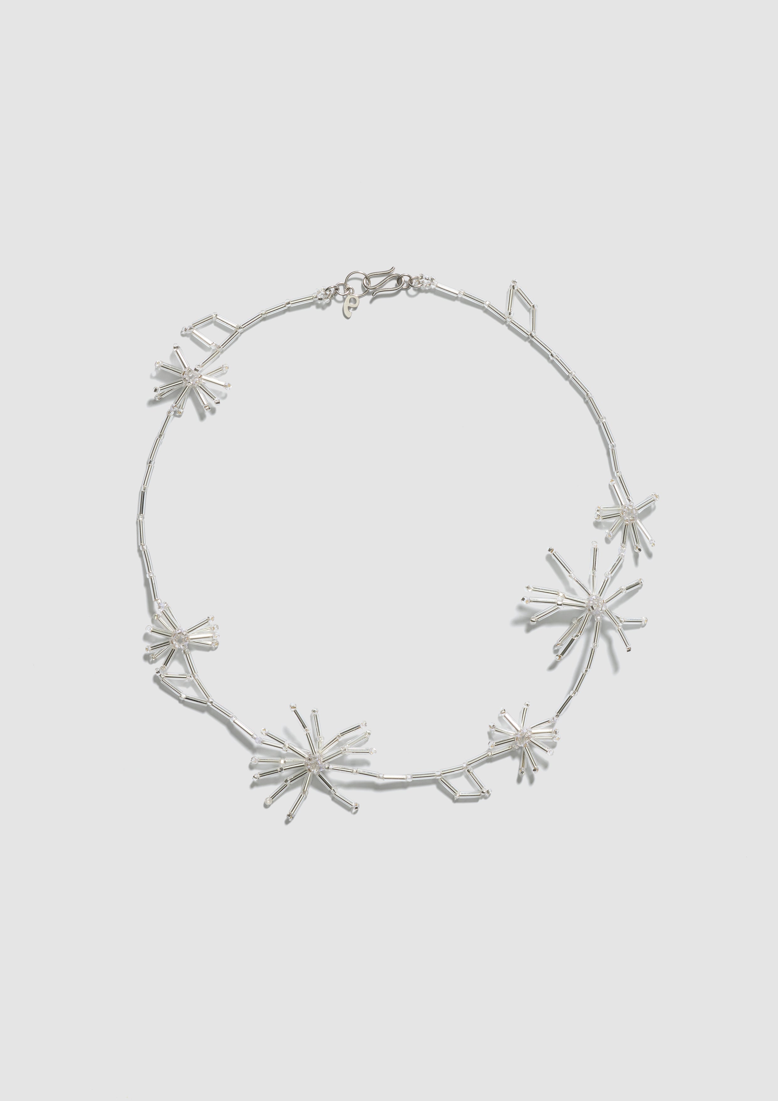 Silver Dandelion Necklace