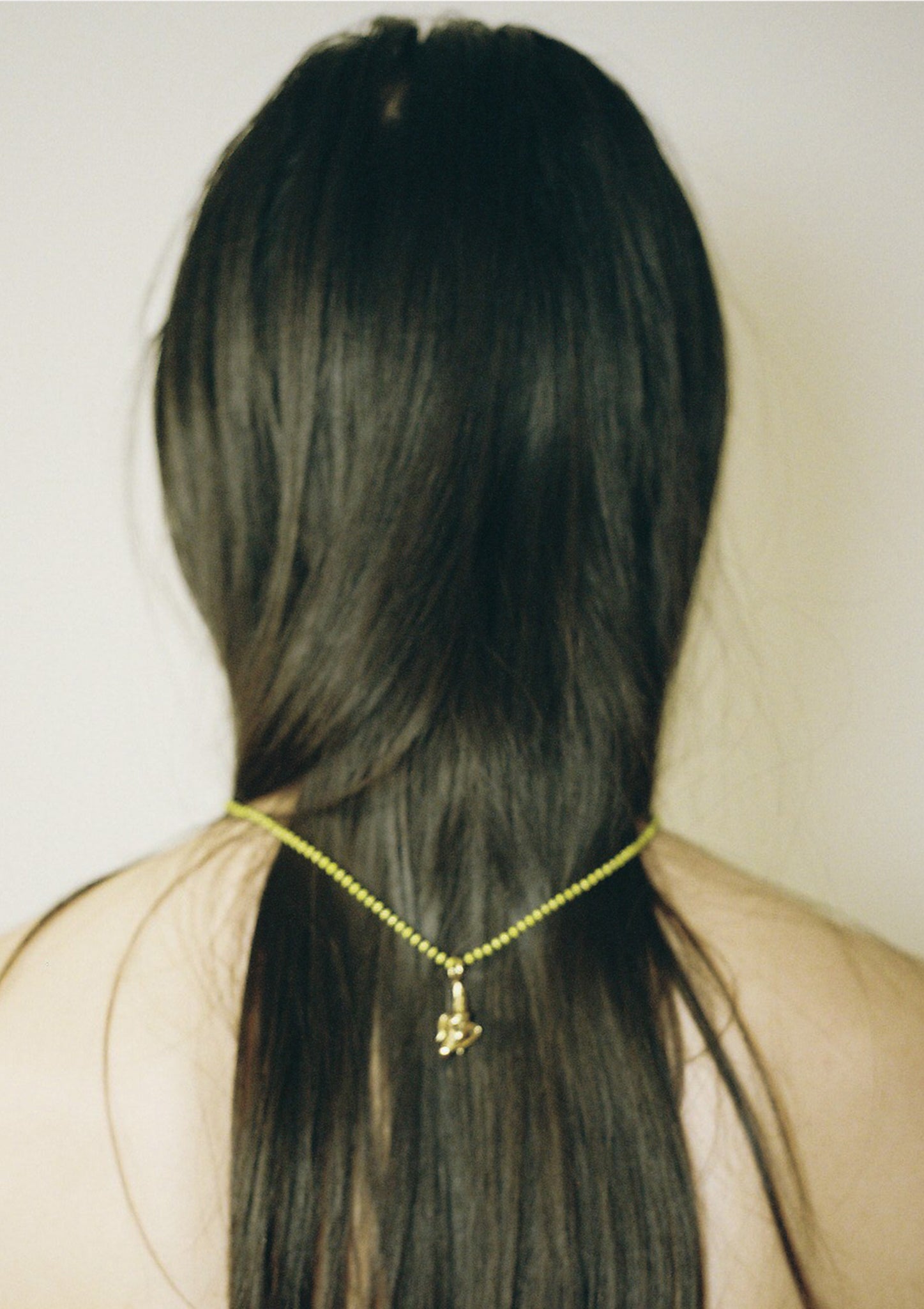Sencillo Yellow Black Necklace