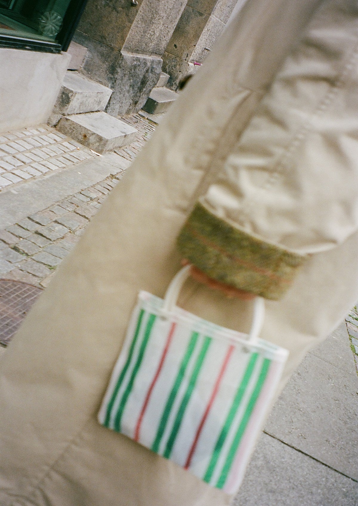 White Mini Market Tote