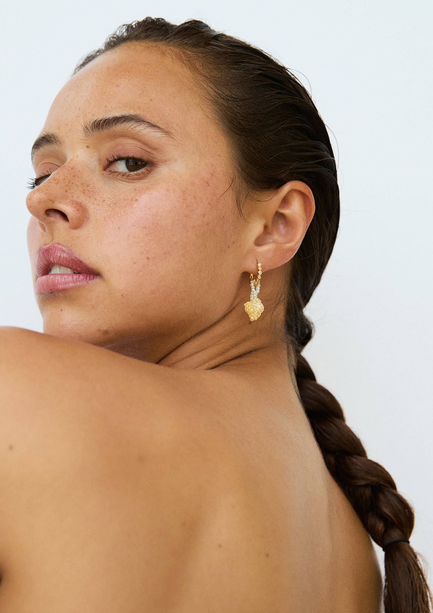 Mini Pale Lemon Earring