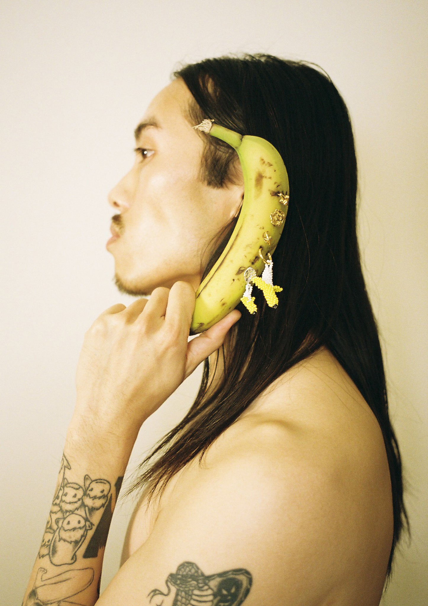 Banana Blob Earring